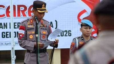 74 Siswa Diktuba Polri Jalani Latja di Polres Bone