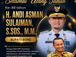 APKESMI Bone Sampaikan Doa dan Ucapan Ulang Tahun untuk Bupati Andi Asman Sulaiman