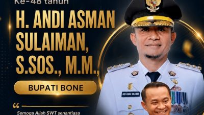 APKESMI Bone Sampaikan Doa dan Ucapan Ulang Tahun untuk Bupati Andi Asman Sulaiman