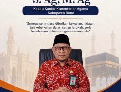 Resmi Dilantik, Dr. H. Ahmad Yani Kini Jabat Kepala Kantor Kemenag Bone