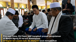 Pria Asal China Ucap Syahadat di Bone, Kisah Cinta Lintas Negara Segera Berlabuh ke Pelaminan